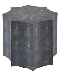 Napa Faux Shagreen End Table Home