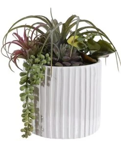 Safavieh Faux Mixed Succulent Potted Plant Home