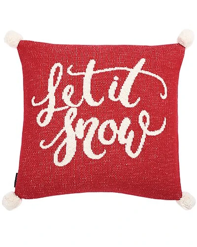 Safavieh Let It Snow Holiday Pillow Home