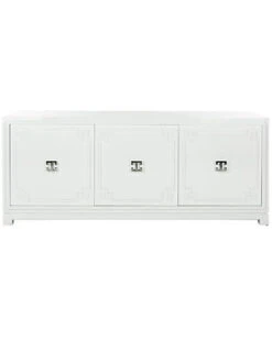 Arcelia 3-Door White Lacquer Sideboard Home
