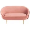 Razia Channel Tufted Tub Loveseat Home