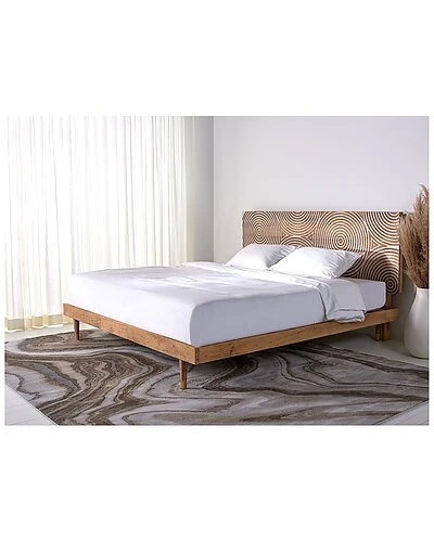 Dalvin Wood Platform Bed Home - Image 3