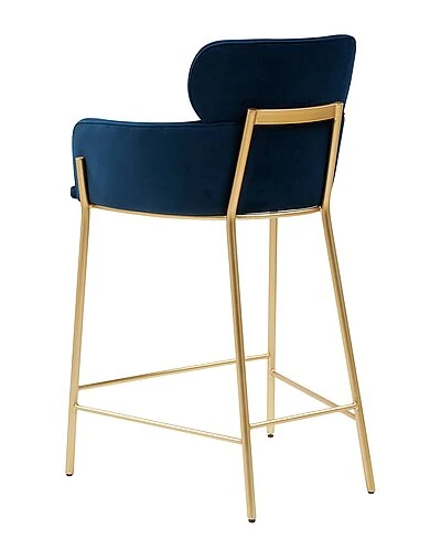 Lize Velvet Counter Stool Home - Image 3