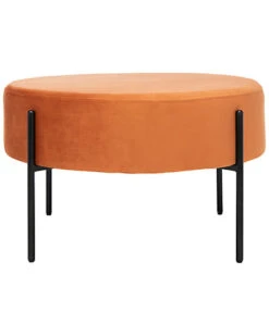 Safavieh Lisbon Round Cocktail Ottoman Home