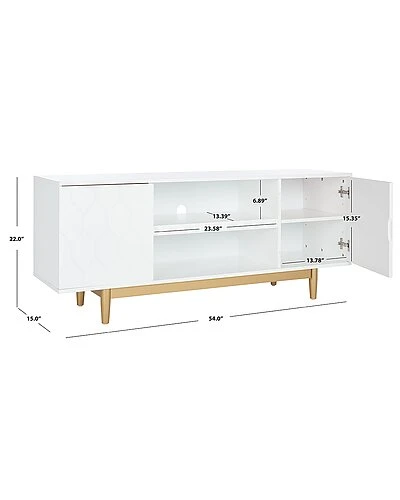 Safavieh Kit 2 Shelf Pattern Mediastand Home - Image 3