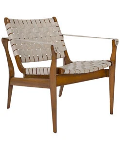 Dilan Leather Safari Chair Home