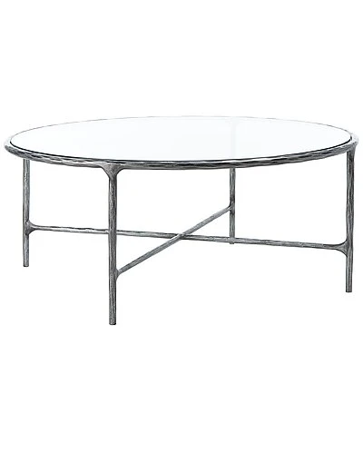 Jessa Round Metal Coffee Table Home