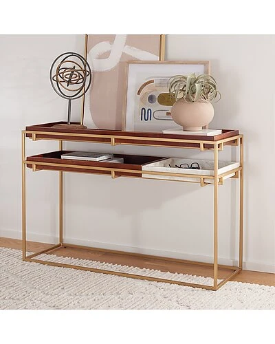 Safavieh Akari Marble Console Table Home - Image 2