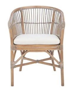 Safavieh Olivia Rattan Accent Chair W/ Cushion Home