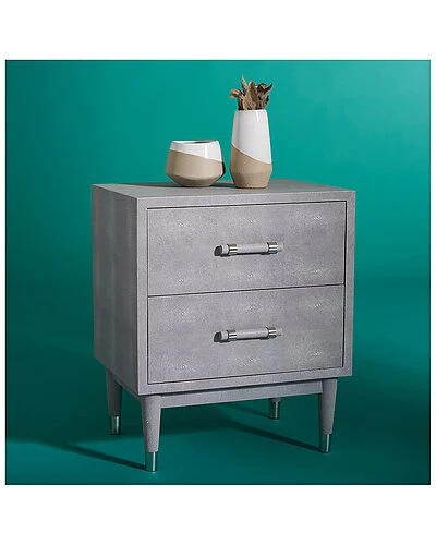 Jodie Faux Shagreen Nightstand Home - Image 3