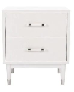 Jodie Faux Shagreen Nightstand Home