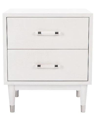 Jodie Faux Shagreen Nightstand Home