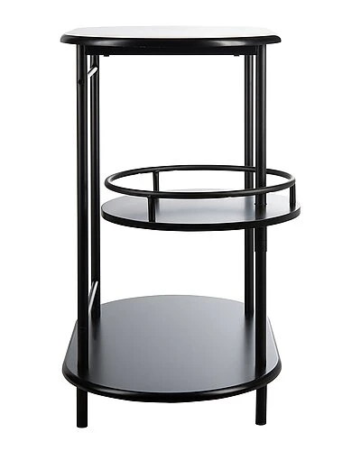 Safavieh Iva 3 Tier Black Swivel Bar Table Home - Image 2