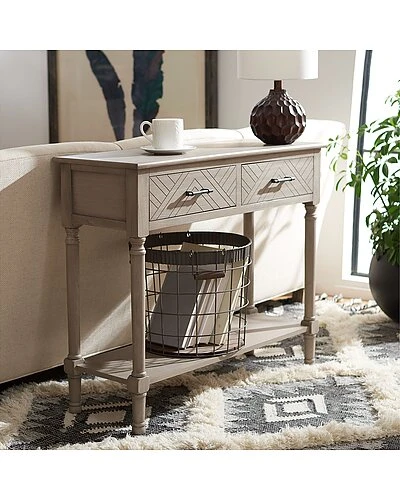 Safavieh Couture Peyton 2 Drawer Console Table Home - Image 4