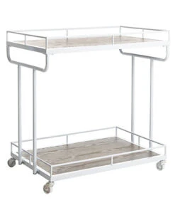 Safavieh Dawson 2-Tier Rect Bar Cart Home