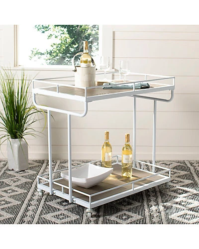 Safavieh Dawson 2-Tier Rect Bar Cart Home - Image 2