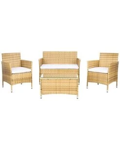 Safavieh Bandele Outdoor 4pc Living Set Home