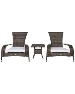 Safavieh Edna Outdoor 3pc Lounge Set Home