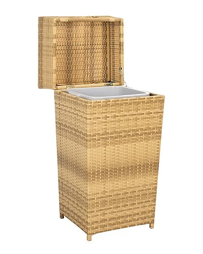 Safavieh Mazeli Outdoor Trash Bin Home - Image 3