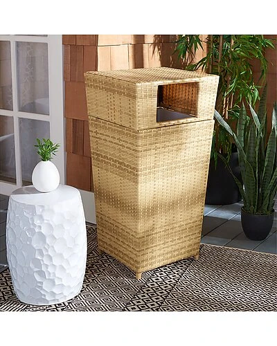 Safavieh Mazeli Outdoor Trash Bin Home - Image 4