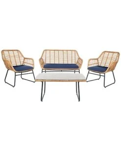 Safavieh Roston Outdoor 4pc Living Set Home