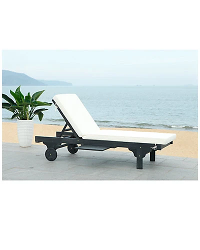 Safavieh Newport Outdoor Chaise Lounge Chair Home - Image 2