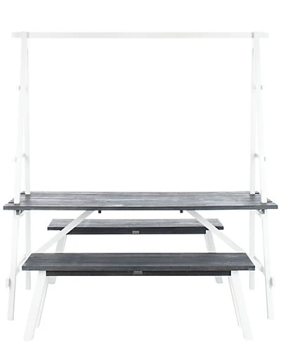 Safavieh Willamy Outdoor 3pc Dining Set Home - Image 3