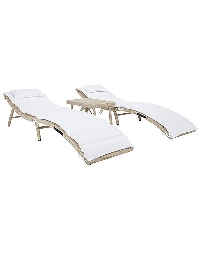 Safavieh Carew 3Pc Sun Lounger Set Home