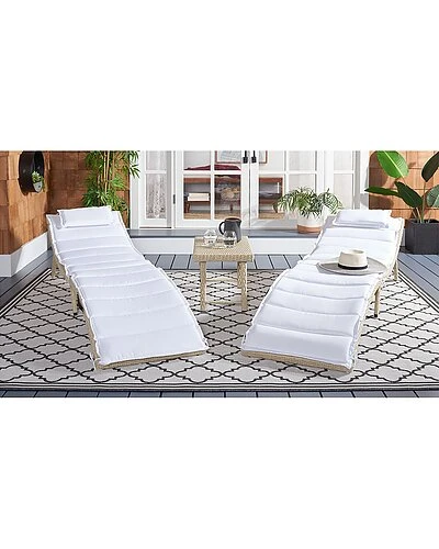 Safavieh Carew 3Pc Sun Lounger Set Home - Image 2