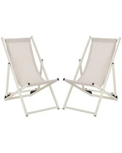 Safavieh Breslin Set Of 2 Sling Chairs Home