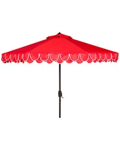 Safavieh Elegant Valance 9Ft Auto Tilt Umbrella Home