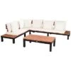 Safavieh Fristal 3pc Outdoor Living Set Home