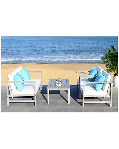 Safavieh Montez 4 Pc Outdoor Set With Accent Pillows Home - Image 2