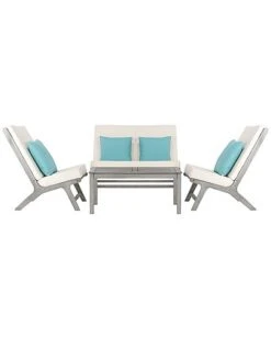 Safavieh Chaston 4pc Outdoor Living Set Home
