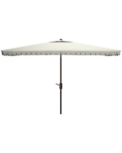 Safavieh Elegant Valance 6.5 X 10 Ft Rect Umbrella Home