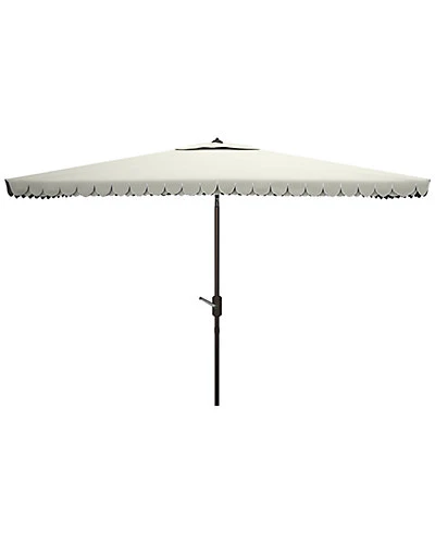 Safavieh Elegant Valance 6.5 X 10 Ft Rect Umbrella Home