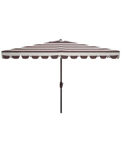 Safavieh Vienna 6.5 X 10 Ft Rect Crank Umbrella Home
