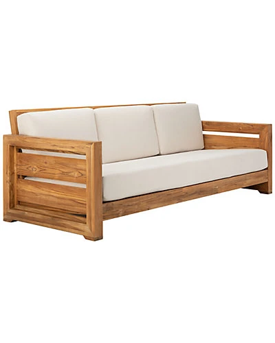 Guadeloupe Outdoor Teak 3-Seat Sofa Home
