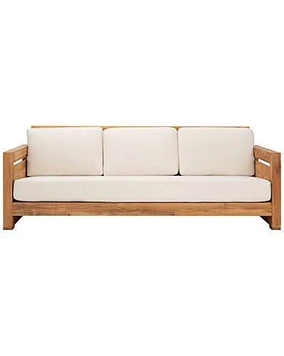 Guadeloupe Outdoor Teak 3-Seat Sofa Home - Image 2