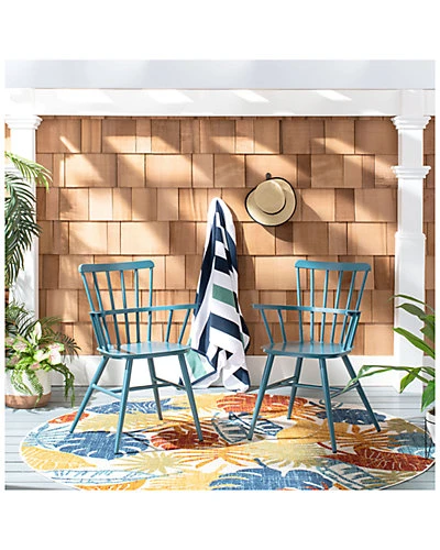 Safavieh Clifton Outdoor Arm Chair Home - Image 2