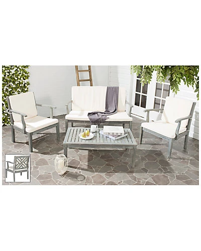 Safavieh Bradbury 4pc Outdoor Living Set Home - Image 2