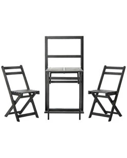 Safavieh Griffen Outdoor Balcony Dining Cabinet Set Home