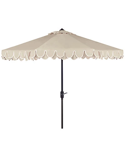 Safavieh Elegant Valance 11Ft Round Umbrella Home