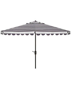 Safavieh Vienna 11Ft Round Crank Umbrella Home