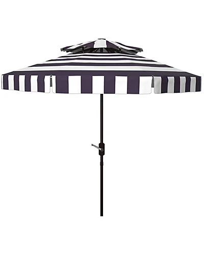 Safavieh Elsa Fashion Line 9Ft Double Top Umbrella Home