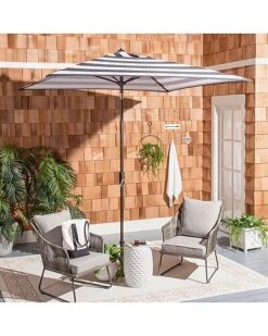 Safavieh Iris Fashion Line 7.5 Ft Square Umbrella Home