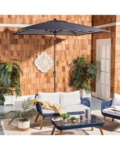 Safavieh Athens 7.5 Ft Square Crank Umbrella Home