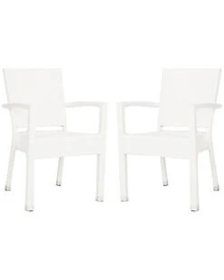 Safavieh Kelda Outdoor Stacking Arm Chair Home