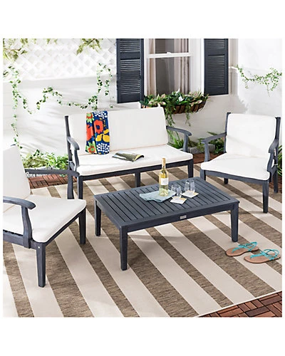 Safavieh Bradbury 4Pc Outdoor Living Set Home - Image 2