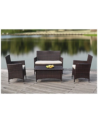 Safavieh Figueroa 4 Pc Outdoor Set Home - Image 2